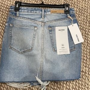 Revolve denim skirt grlfrnd brand size 25